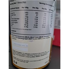 Whey Protein, Vanilla Ice Cream - 500g