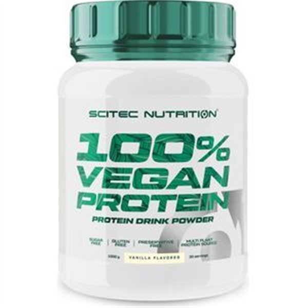 100% Vegan Protein, Vanilla - 1000g
