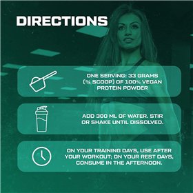 100% Vegan Protein, Chocolate - 1000g