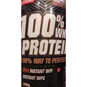 100% Whey Protein, Chocolate Cocoa - 2250g