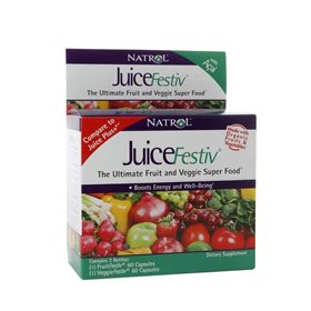 JuiceFestiv, Фрукты и овощи на каждый день - 60 + 60 капсул