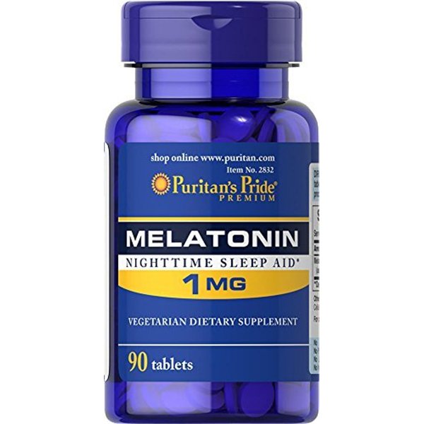 Melatonīns, 1 mg - 90 tabletes