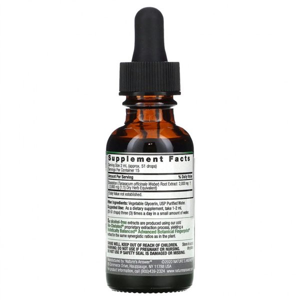 Dandelion Root - 30 ml.
