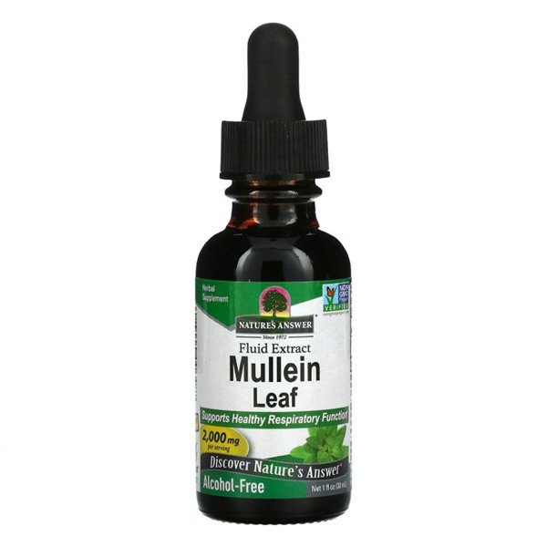 Mullein-lehti, nestemäinen - 30 ml.