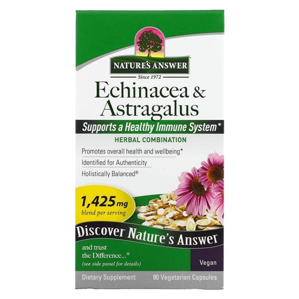 Ehinācija un astragalus - 90 kapsulas