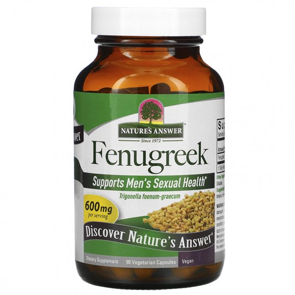 Fenugreek, 600mg - 90 vcaps