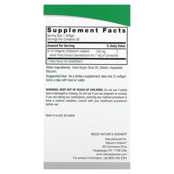 Oreganoöljy - 90 pehmeää kapselia