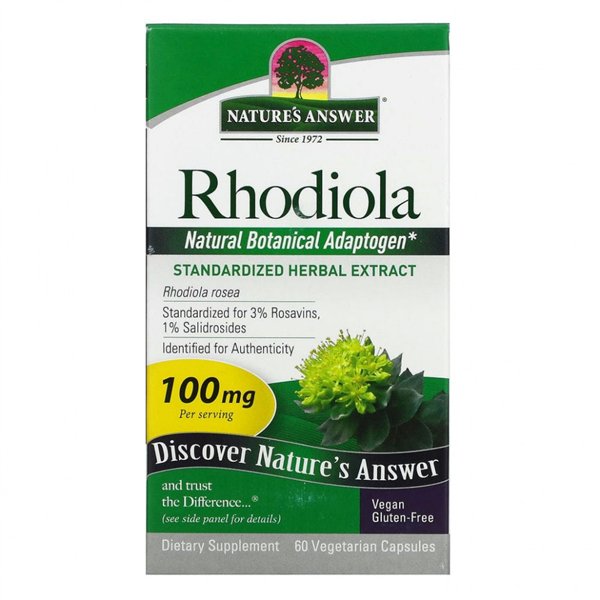 Rhodiola - 60 v kapsulių