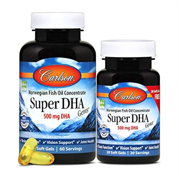 Super DHA Gems, 500mg - 60 + 20 softgels