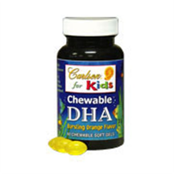 Kid's Chewable DHA, 100mg Orange - 60 softgels