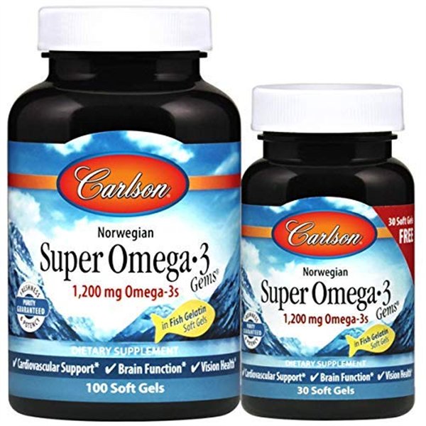 Norwegian Super Omega-3 Gems, 1200mg - 100 + 30 softgels
