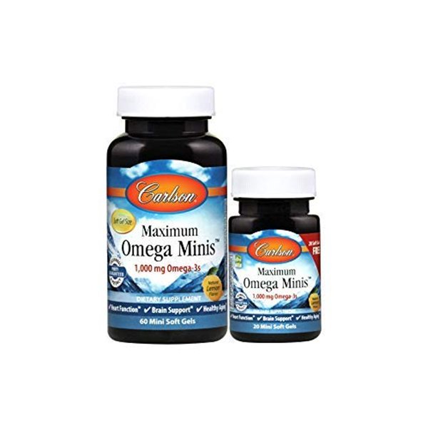 Maksimālais Omega Minis - 60 + 20 softgels