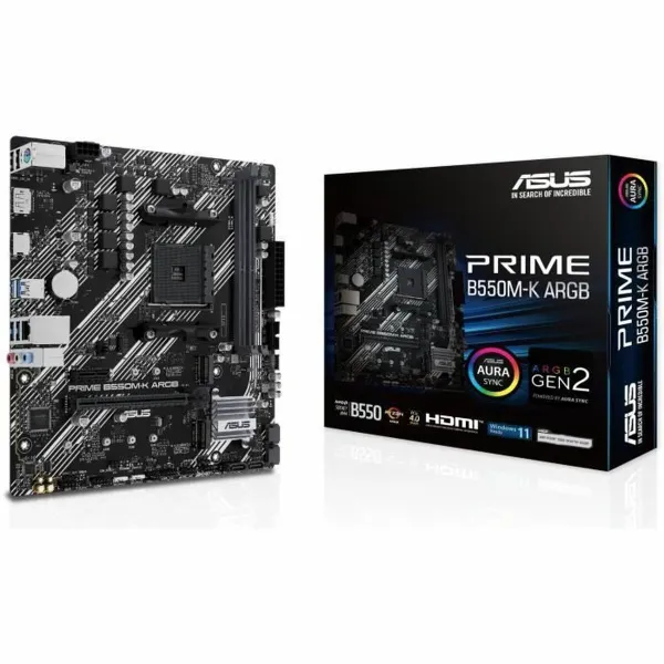 Pagrindinė plokštė Asus AMD AM4 AMD B550 AMD