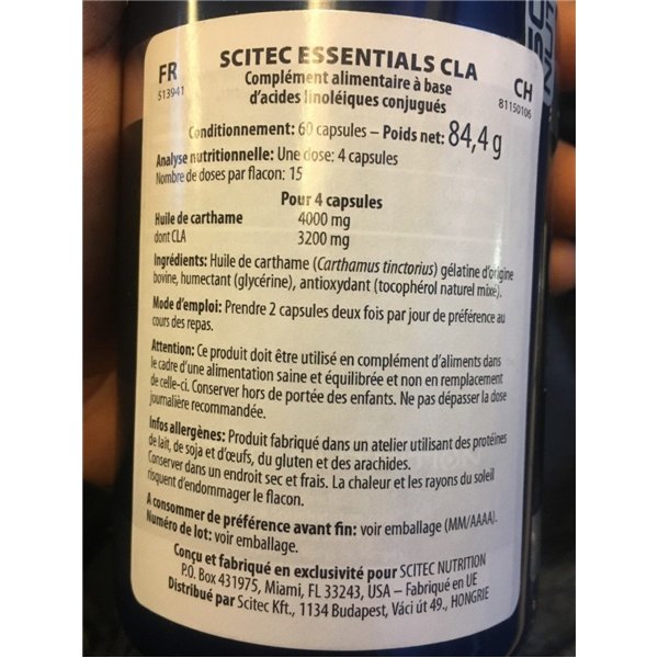 CLA, 800 mg - 60 kaps.