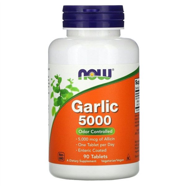 Garlic 5000, Odor Controlled - 90 tablets