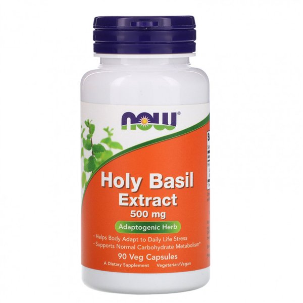 Holy Basil Extract, 500mg - 90 vcaps
