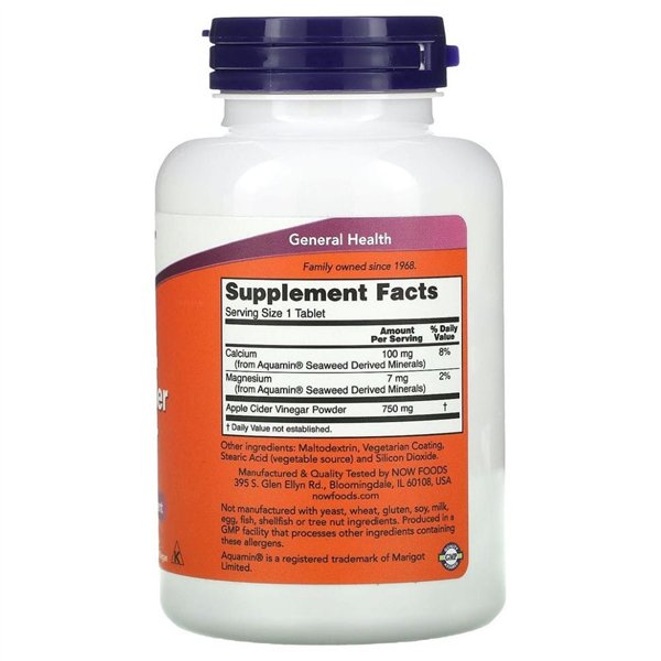 Omenaviinietikka, 750 mg Extra Vahva - 180 tablettia