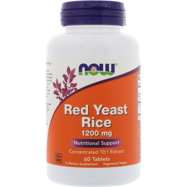 Koncentruotas raudonųjų mielių ryžių ekstraktas 10:1, 1200 mg - 60 tablečių