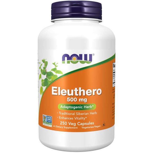 Eleuthero, 500 mg - 250 v-kapsulas