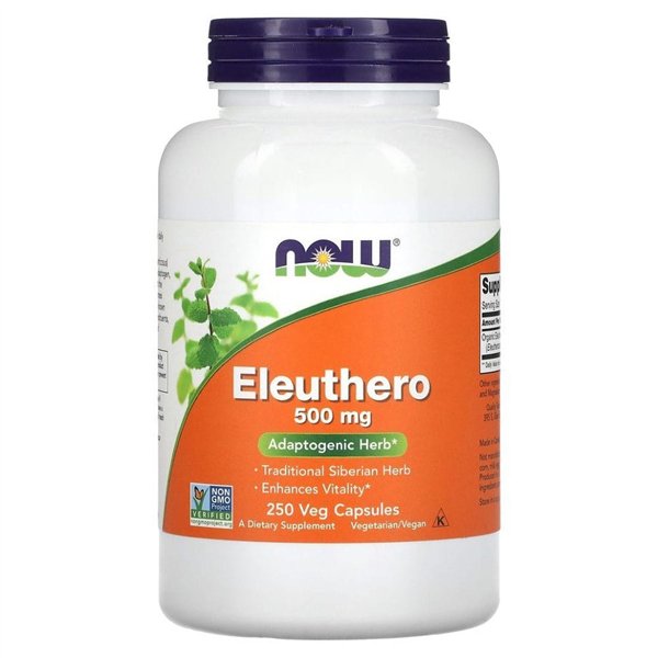 Eleuthero, 500mg - 250 vcaps