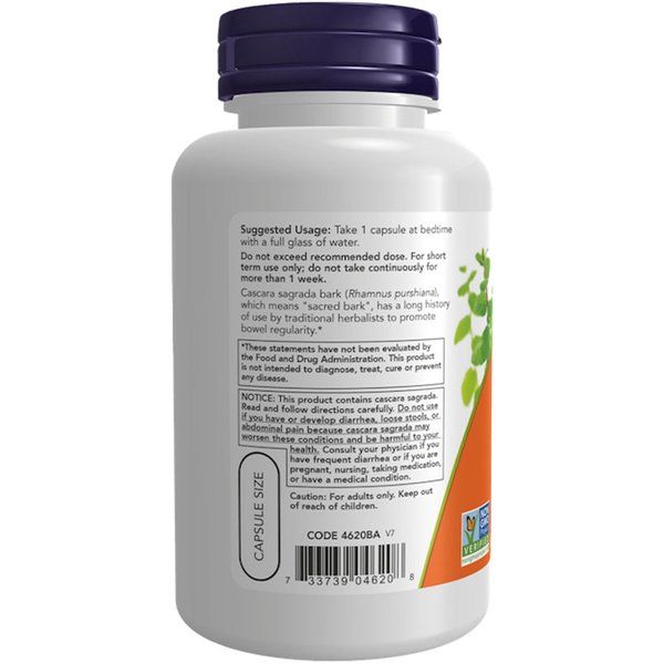 Cascara Sagrada, 450mg - 250 vcaps