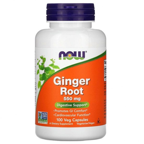 Ginger Root, 550mg - 100 vcaps