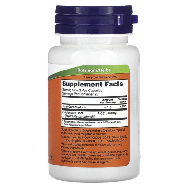 Zeltainās sēnes sakne, 500 mg - 50 v-kapsulas