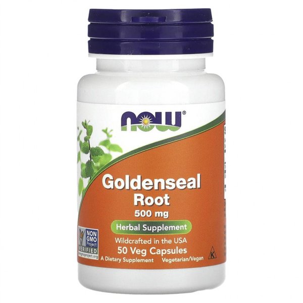 Goldenseal Root, 500mg - 50 vcaps