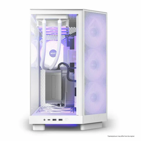 ATX Semi-tower Korpus NZXT CC-H61FW-R1 Valge