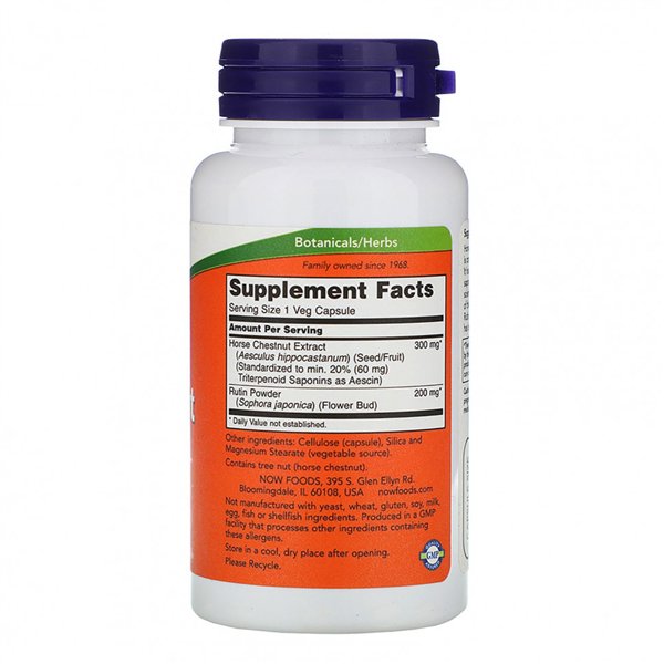 Horse Chestnut, 300mg - 90 vcaps