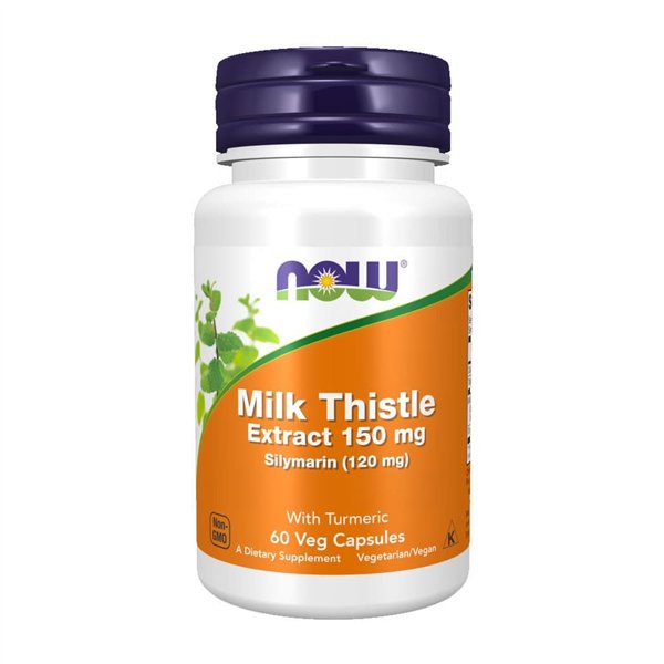 Milk Thistle Extract with Turmeric, 150mg - 60 vcaps