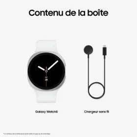 Älykello Samsung Watch8 Valkoinen Hopeinen 1,5" Ø 44 mm