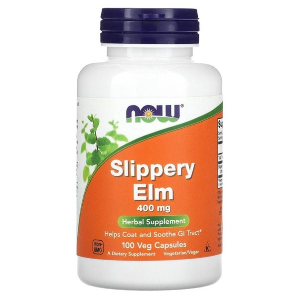 Slippery Elm, 400mg - 100 vcaps