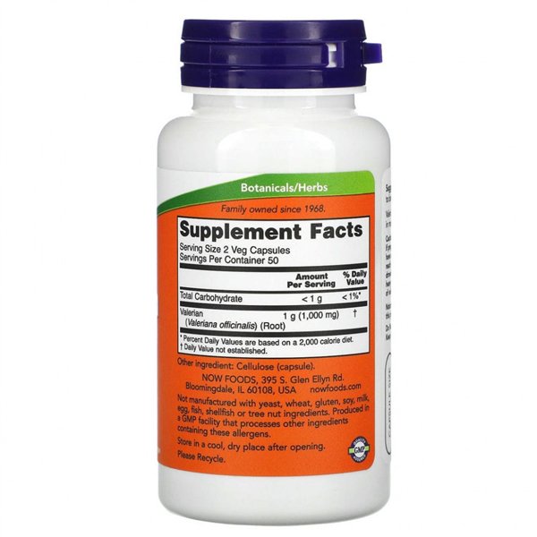 Valeriaanan juuri, 500 mg - 100 kapselia