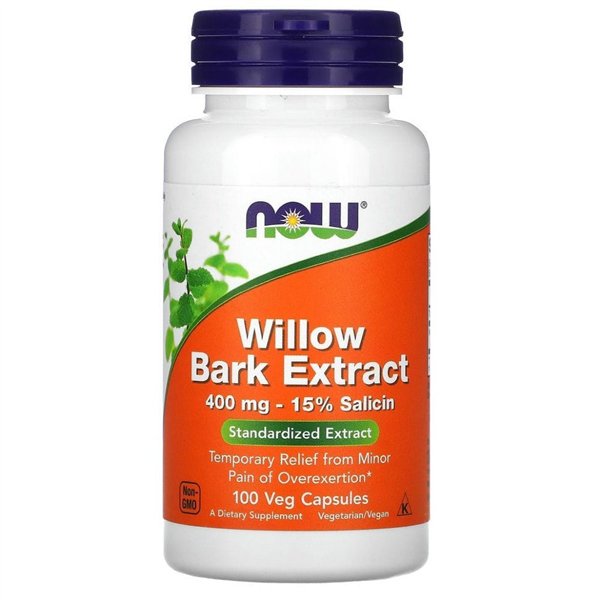 Willow Bark Extract, 400mg - 100 caps