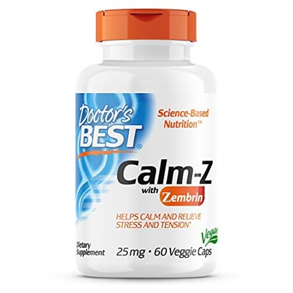 Calm with Zembrin, 25mg - 60 vcaps