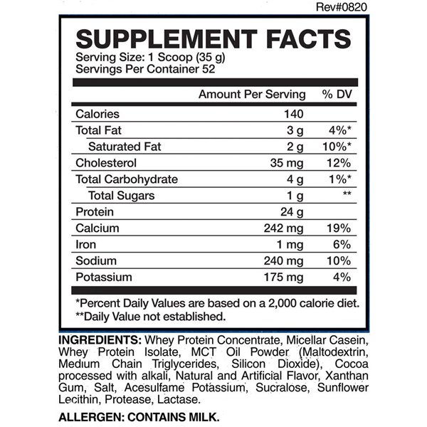 Evofusion, Vanilla Bean Ice Cream - 1820g