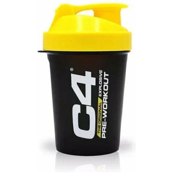 C4 Shaker, Black & Yellow - 400 ml.