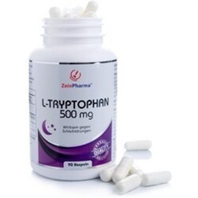 L-triptofāns, 500 mg - 90 v-kapsulas