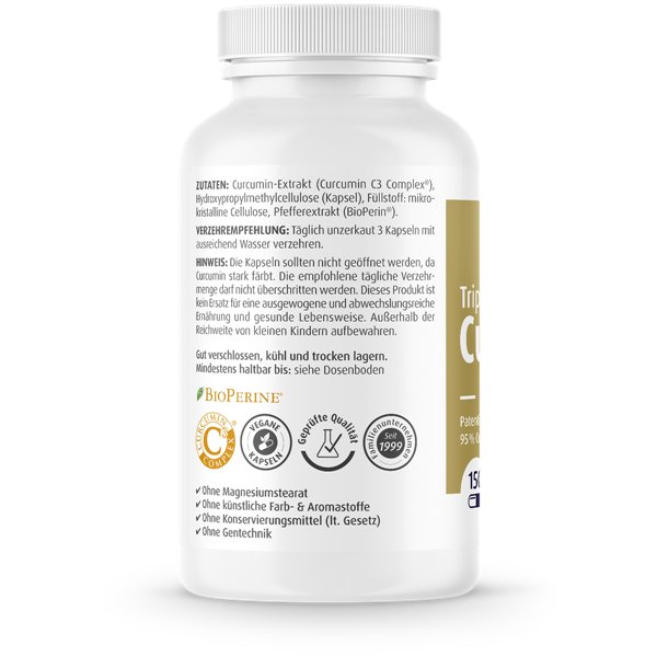 Kurkumiini Triplex, 500 mg - 150 kaps.