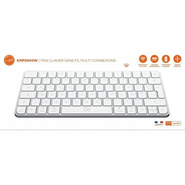 Klaviatūra Mobility Lab KMP2000W Mini Balta