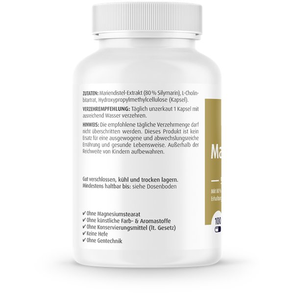 Milk Thistle + Choline, Liver Complex - 100 caps