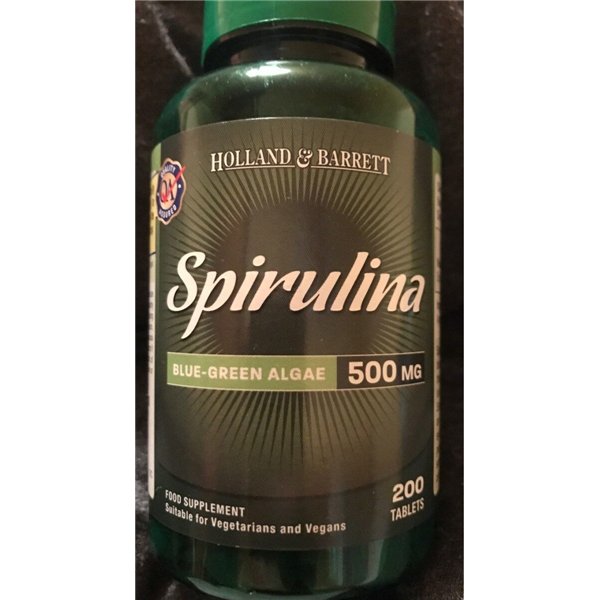 Spirulina, 500 mg - 200 tablettia
