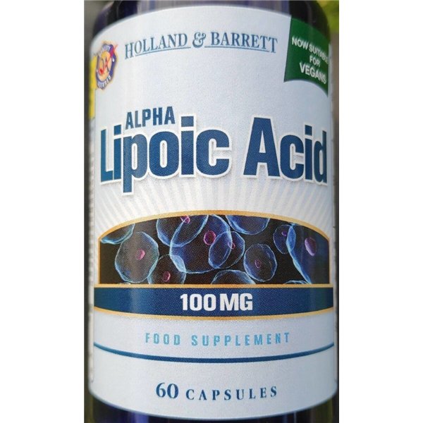 Alpha Lipoic Acid, 100mg - 60 caps