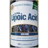 Альфа-липоевая кислота, 100 мг - 60 капсул