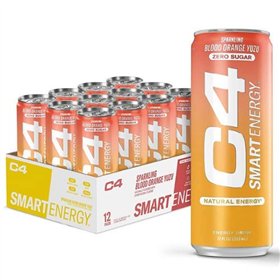 C4 Smart Energy, Red Berry Yuzu - 12 x 330 ml.