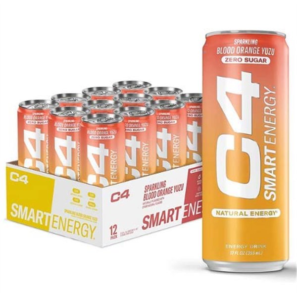 C4 Smart Energy, raudonųjų uogų juzu sultys - 12 x 330 ml.