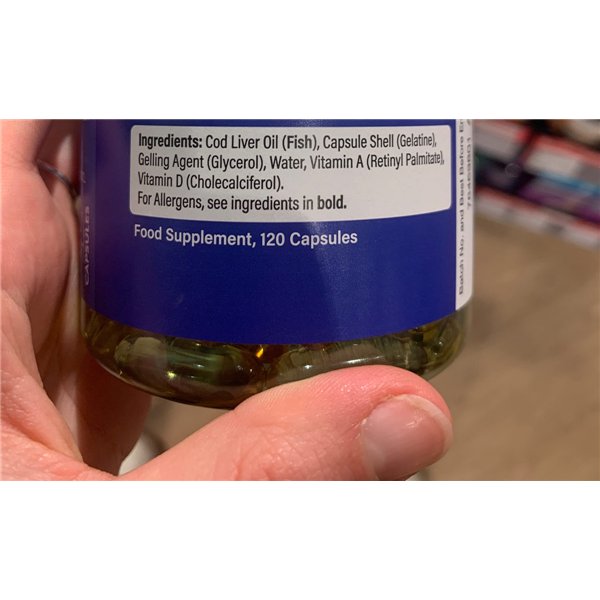 Kalanmaksaöljy, 1000 mg - 120 kaps.