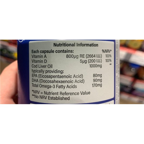 Mencu aknu eļļa, 1000 mg - 120 kapsulas