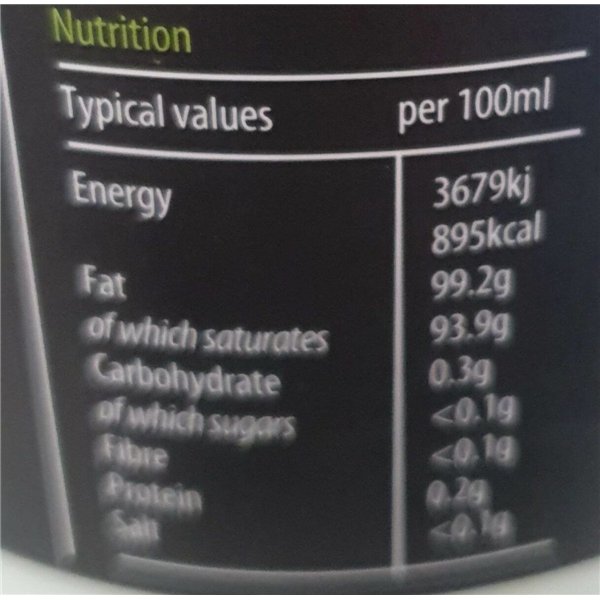 Kokosriekstu eļļa - 500 ml.